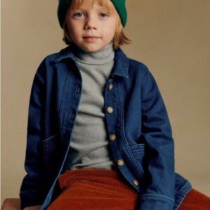Sezane Kids Will Denim Jacket Size Jean Jacket Outerwear